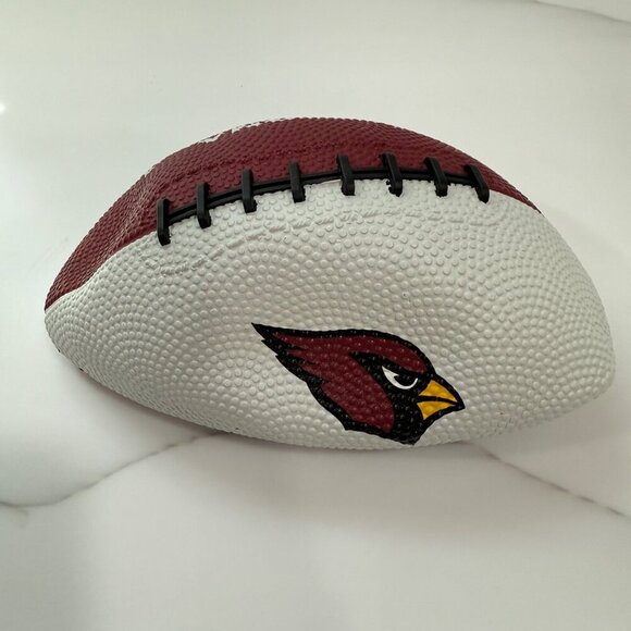Arizona Cardinals Hail Mary Mini Rubber Football Tailgating Backyard Youth NEW - Picture 2 of 8